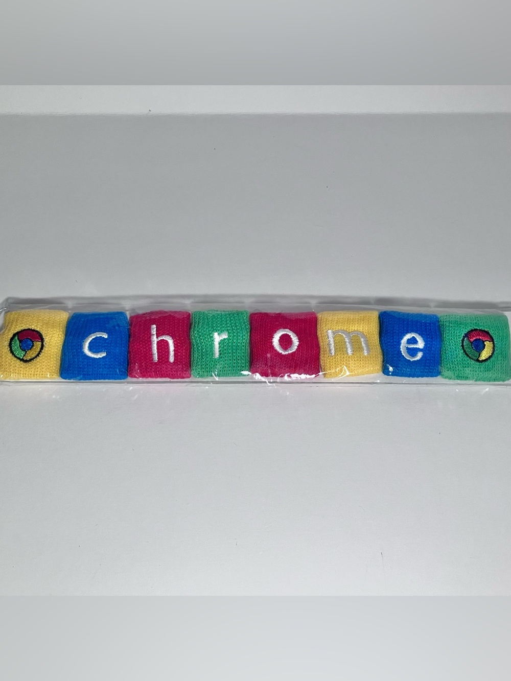 2011 GOOGLE CHROME Finger Sweatbands / APRIL FOOL’S Joke Offering / VERY RARE